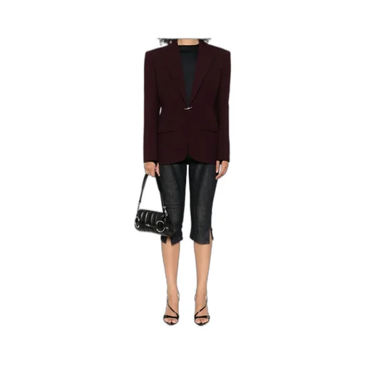 Single-Breasted Wool Jacket