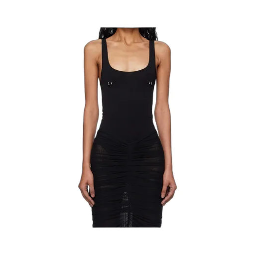 Openwork Ruffle Jumpsuit