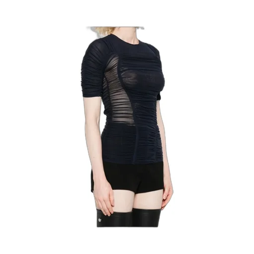 Mesh Short-Sleeves Top