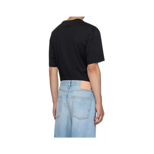 Ribbed Round-Neck T-Shirt