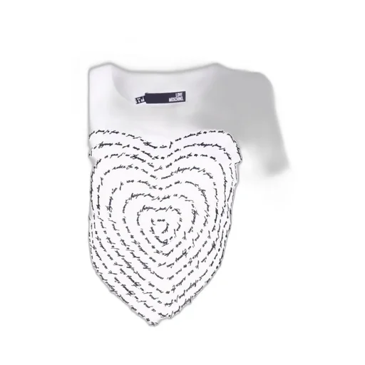 3D-Heart Jersey T-Shirt Dress