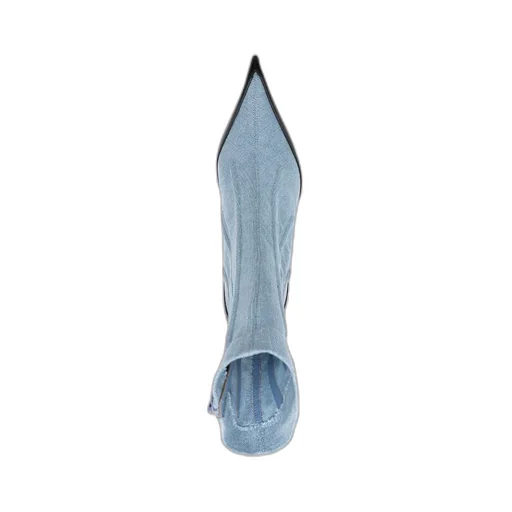 95Mm Denim Boots