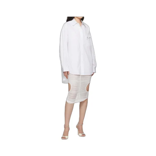 Logo Plaque Poplin Shirt