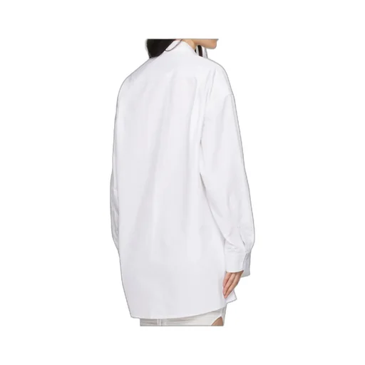 Logo Plaque Poplin Shirt