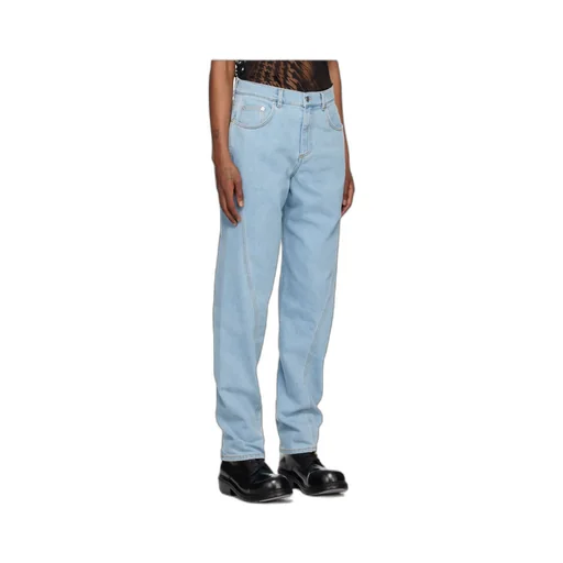 Twisted Seam Denim Trousers