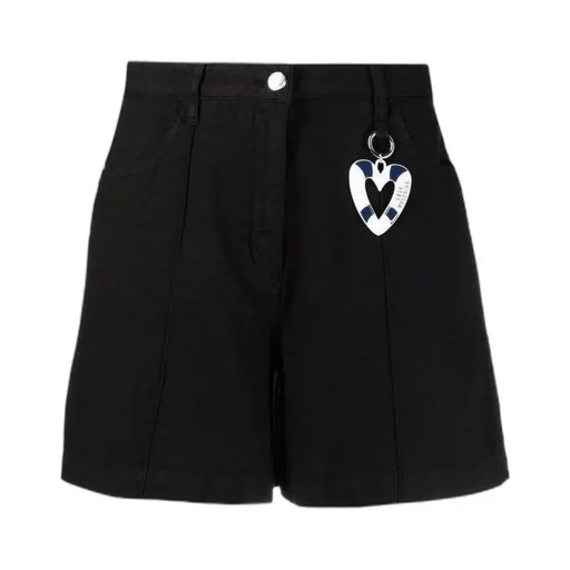 Heart-Shaped Key Chain A-Line Shorts