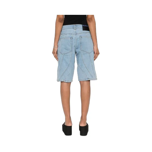 Panelled Denim Shorts