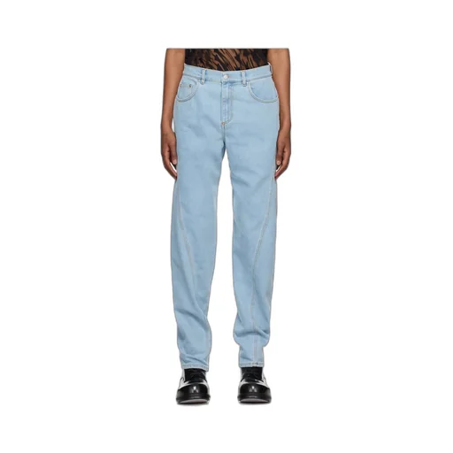 Twisted Seam Denim Trousers