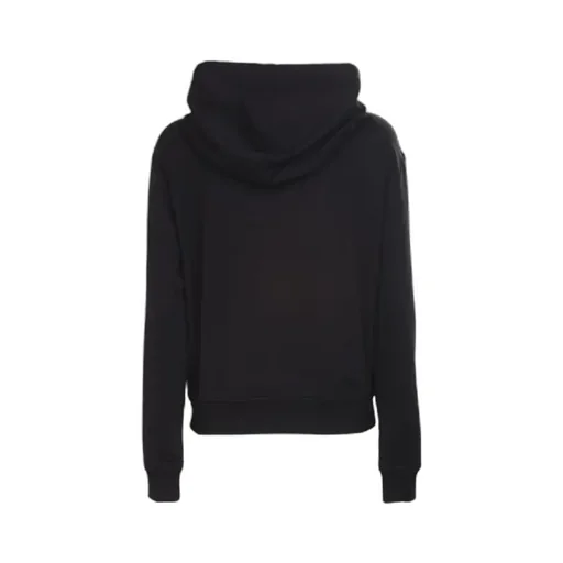 Heart-Shaped Logo Printed Hooded Sweatshirt