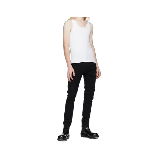 Embroidered Patchwork Jeans Pants