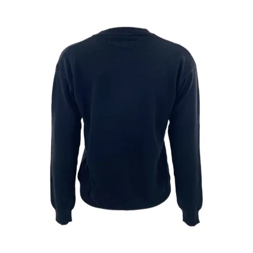 Round-Collar And Long-Sleeved Sweater