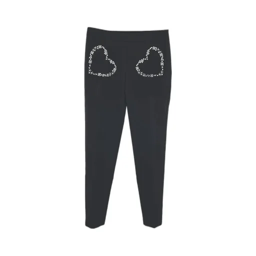 Heart-Shaped Bag Casual Pants