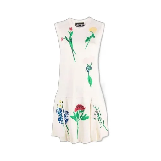 Floral Printed Pleated Dress