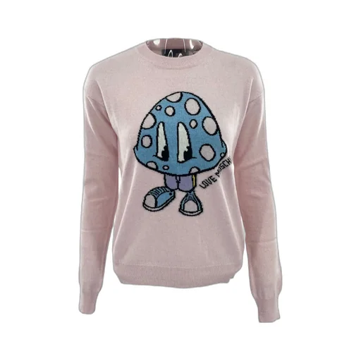 Round-Collar And Long-Sleeved Sweater