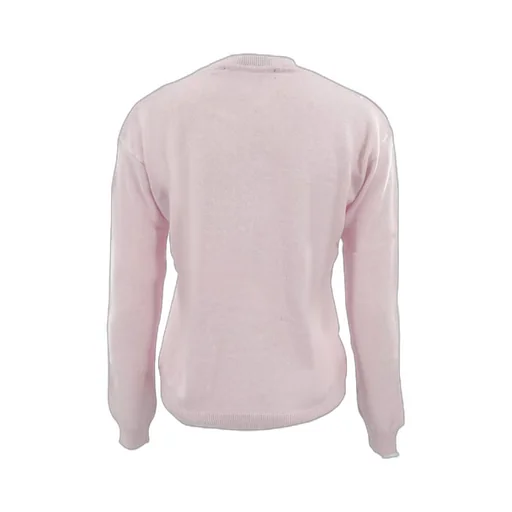 Round-Collar And Long-Sleeved Sweater