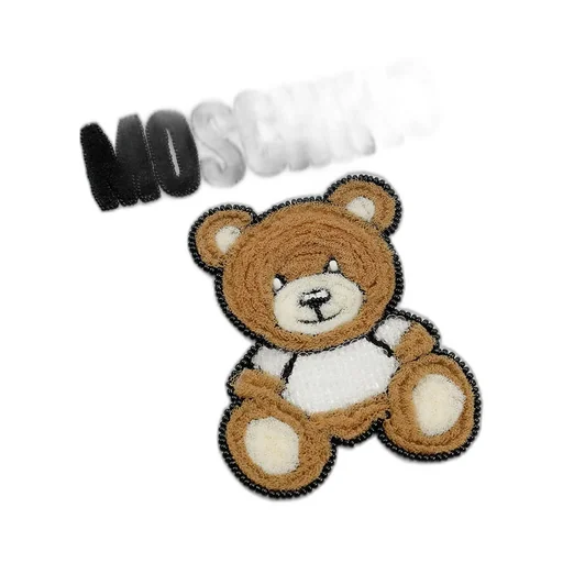 Teddy Bear Beaded T-Shirt Dress