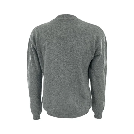 Round-Collar And Long-Sleeved Sweater