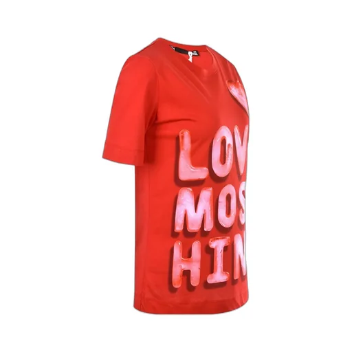 Love Printed Round Collar Short-Sleeved T-Shirt
