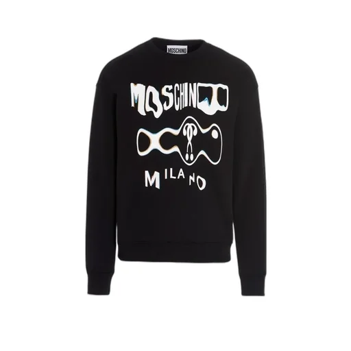 Glitch-Effect Logo Sweatshirt