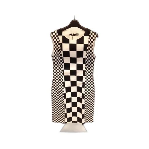 Round Collar Contrasting Dress