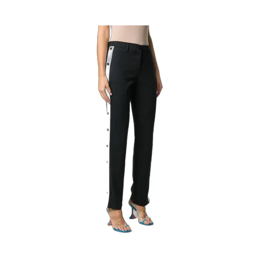 Side Button Casual Pants