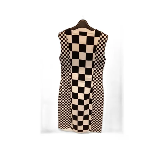 Round Collar Contrasting Dress