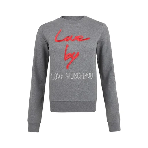 Letter Printed Round Neck Sweater