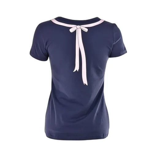 Medal Printed Round-Neck Short-Sleeved T-Shirt