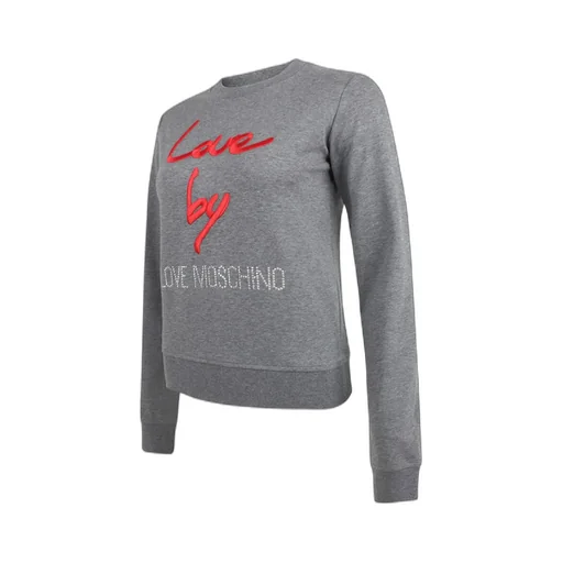Letter Printed Round Neck Sweater