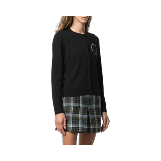 Logo Embroidered Cardigan