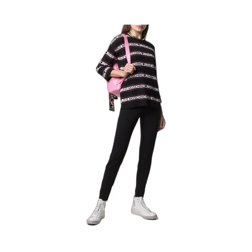 Inlaid Logo Nine-Cent Sleeve Pullover