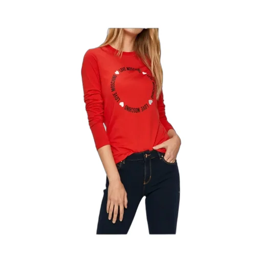 T-Shirt With Round Neck And Long Sleeves