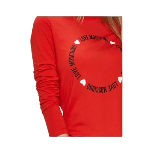 T-Shirt With Round Neck And Long Sleeves