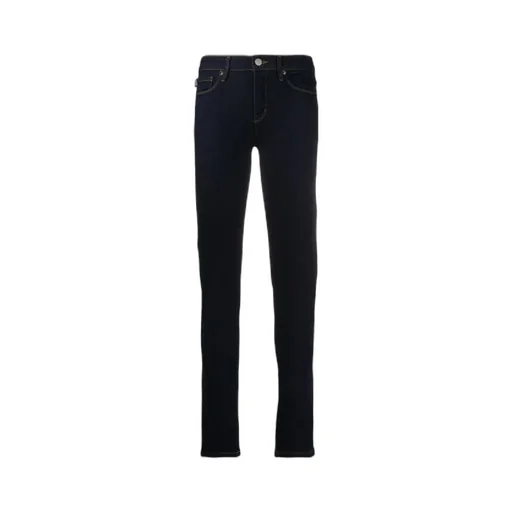 Logo Embroidered Skinny Jeans