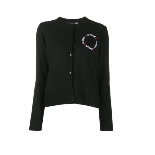 Logo Embroidered Cardigan