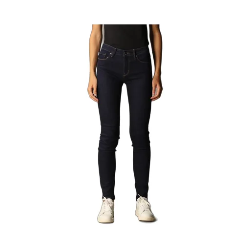 Logo Embroidered Skinny Jeans