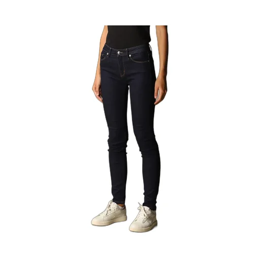 Logo Embroidered Skinny Jeans