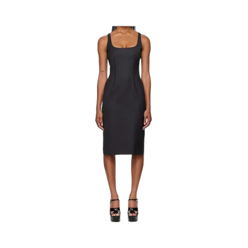Crew Neck Midi Dress