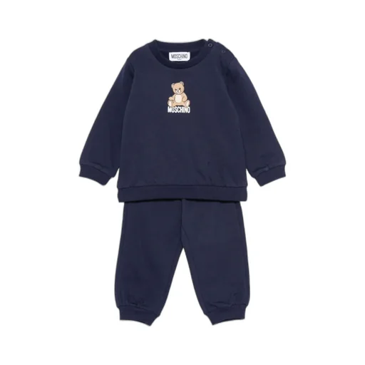 Teddy Bear-Print Tracksuit Set