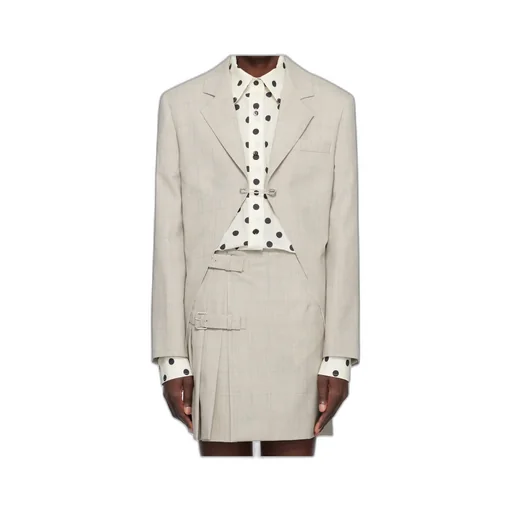 Wool Check Blazer