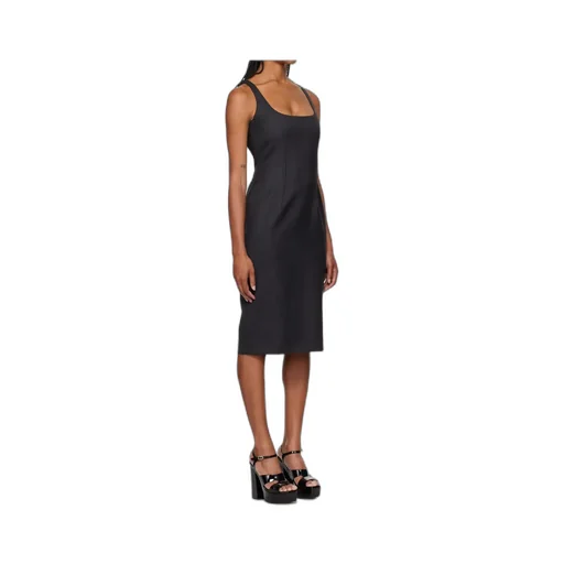 Crew Neck Midi Dress