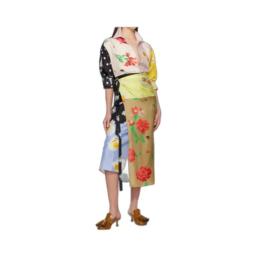 All Over Daisy Print Skirt