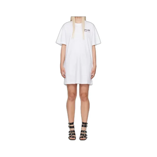 Printed Logo Mini Dress