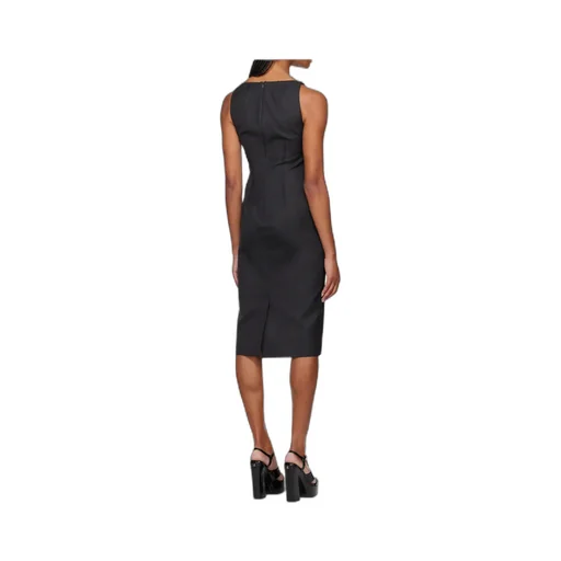 Crew Neck Midi Dress