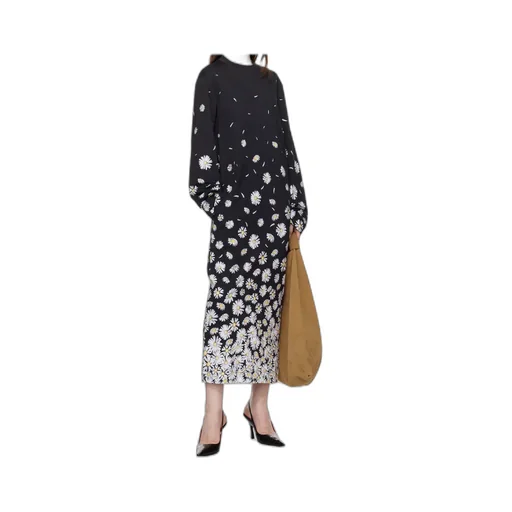Interlock Daisy Degrade Dress