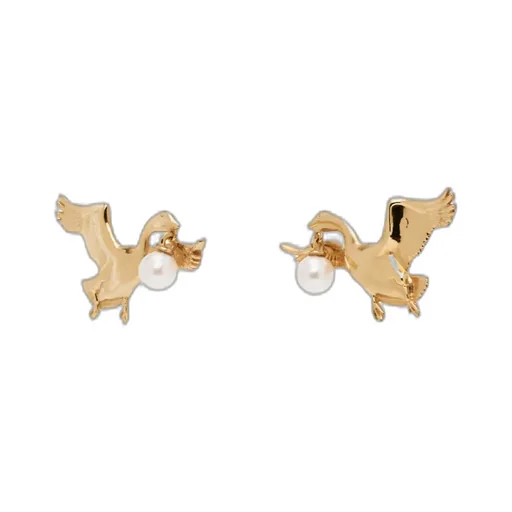 Archive Goose Earrings