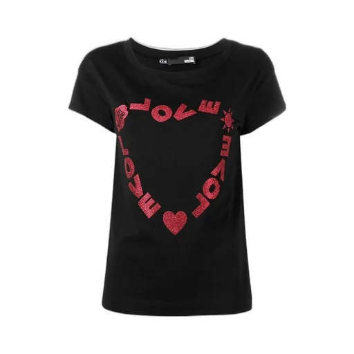 Heart-Shaped Printed T-Shirt