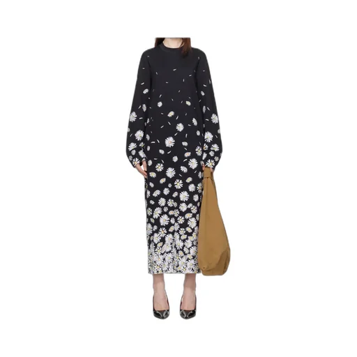 Interlock Daisy Degrade Dress