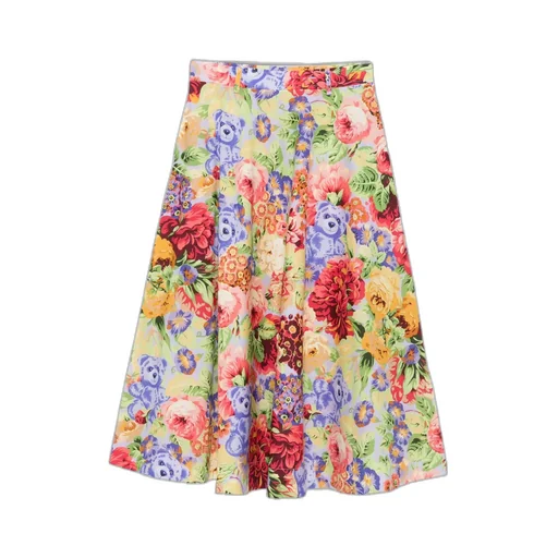 Floral Print Skirt