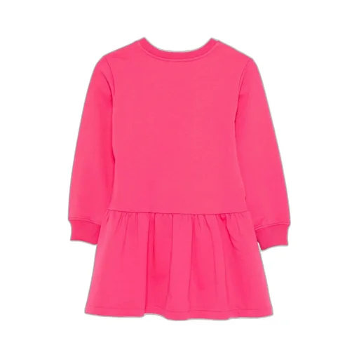 Teddy Bear-Print Flared Dress